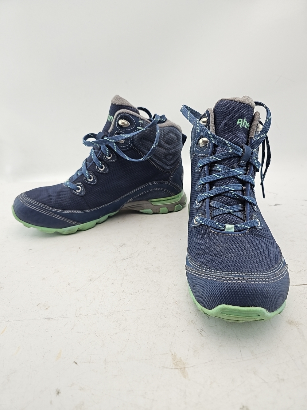 Ahnu Blue Waterproof Hiking Boots